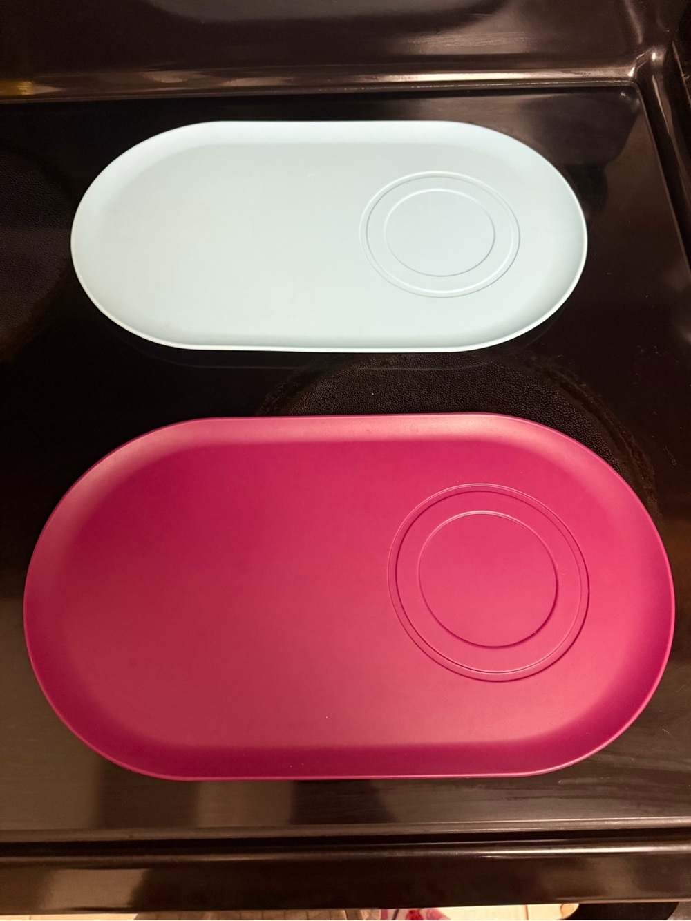 Oval Silicone Tray Duo